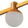 ST815.206.05 Магнитный трековый светильник золотистый LED 5W 3000K 89Lm Ra90 120° FARM