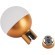 ST815.206.05 Магнитный трековый светильник золотистый LED 5W 3000K 89Lm Ra90 120° FARM