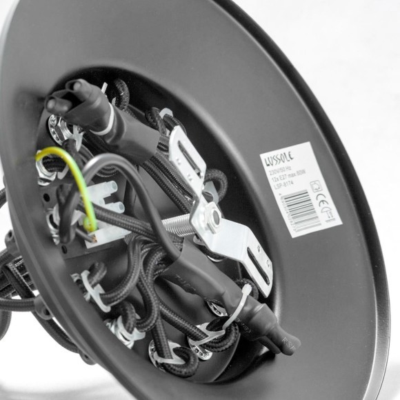 Люстра паук Lussole GRLSP-8174 SHIRLEY IP21 под лампы 12xE27 120W