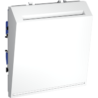 Выключатель встраиваемый VOLTUM S70 карточный 16А, (белый матовый)