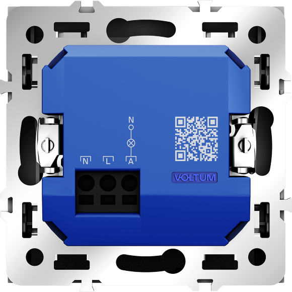 Выключатель встраиваемый VOLTUM S70 карточный 16А, (белый матовый)