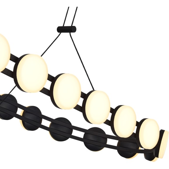 SL6610.403.26 Светильник подвесной ST-Luce черный/белый LED 1*50W 4000K MONRO