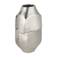 421051 ABUCAY Декоративная ваза L160 B120 H290 алюминий никель 421051 ABUCAY Декоративная ваза L160 B120 H290 алюминий никель