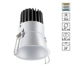 Встраиваемый светильник Novotech 358910 LANG светодиодный LED 18W Встраиваемый светильник Novotech 358910 LANG светодиодный LED 18W