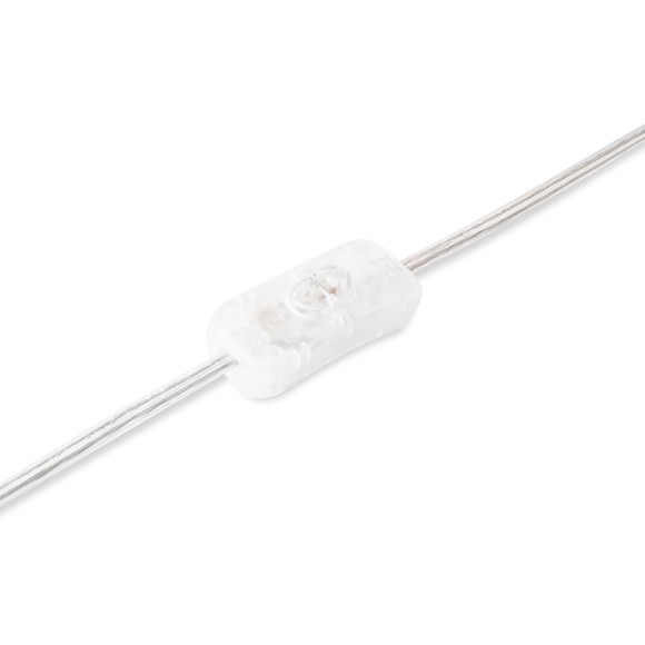 Freya Lucente FR2064TL-01BS Классический настольный светильник, лампа 1xE14 до 40 Вт, металл цвета латунь, белый тканевый абажур диаметром  28 см и стеклянный декор, выключатель на проводе в розетку