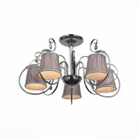 SL177.102.05 Светильник потолочный Хром/Серебристый E14 5*40W AZZURRO