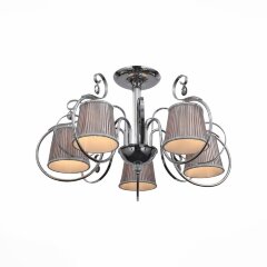 SL177.102.05 Светильник потолочный Хром/Серебристый E14 5*40W AZZURRO SL177.102.05 Светильник потолочный Хром/Серебристый E14 5*40W AZZURRO