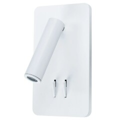 Спот светодиодный для чтения с выключателем Electra A8233AP-1WH