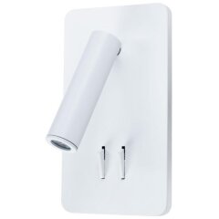 Спот светодиодный для чтения с выключателем Electra A8233AP-1WH Спот светодиодный для чтения с выключателем Electra A8233AP-1WH