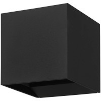 901064 Уличное бра CALPINO 3, 2X2,8W (LED), 3000K, 840lm, IP54, L100, H100, A100, литой алюминий, чёрный/прозрачное стекло