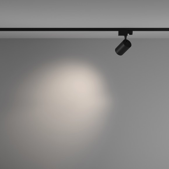 Трековый светильник трехфазный 220V светодиодный Vuoro TR029-3-10W4K-M-B