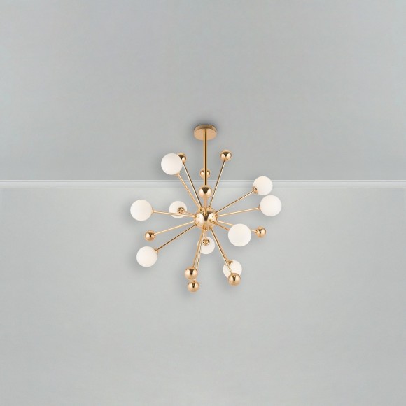 Люстра потолочная Freya FR5200PL-09FG Planets под лампы 9xG9 40W Люстра потолочная Freya FR5200PL-09FG Planets под лампы 9xG9 40W