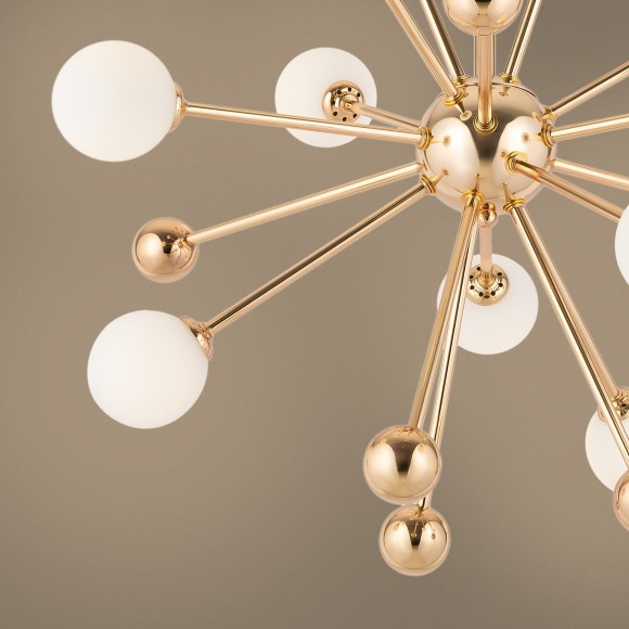 Люстра потолочная Freya FR5200PL-09FG Planets под лампы 9xG9 40W Люстра потолочная Freya FR5200PL-09FG Planets под лампы 9xG9 40W