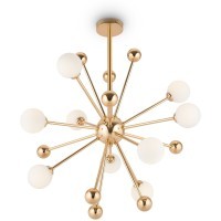 Люстра потолочная Freya FR5200PL-09FG Planets под лампы 9xG9 40W