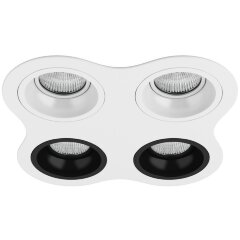 Встраиваемый светильник Lightstar D64606060707 Domino под лампы 4xGU5.3 200W