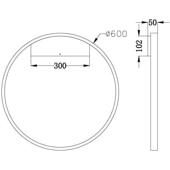 Бра Maytoni MOD058WL-L35BS4K Rim светодиодная LED 37W