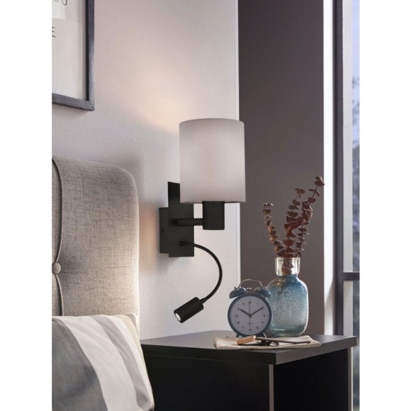 900701 Бра (настенный светильник) c лампой для чтения PASTERI