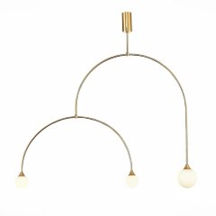 SL1187.203.03 Светильник подвесной ST-Luce Золотистый/Белый G9 3*5W 4000K SL1187.203.03 Светильник подвесной ST-Luce Золотистый/Белый G9 3*5W 4000K