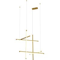 SL6207.203.70 Светильник подвесной ST-Luce Матовое золото LED 1*70W 3000K RETICO