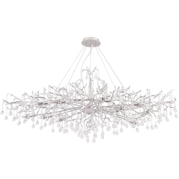 Люстра Crystal Lux REINA V2 SP12 L1500 SILVER PATINA 3582/312V