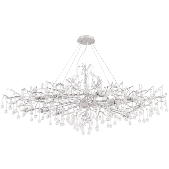Люстра Crystal Lux REINA V2 SP12 L1500 SILVER PATINA 3582/312V