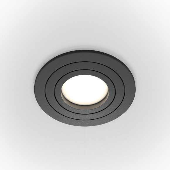 Встраиваемый светильник Maytoni DL023-2-01B Atom под лампу 1xGU10 50W Встраиваемый светильник Maytoni DL023-2-01B Atom под лампу 1xGU10 50W