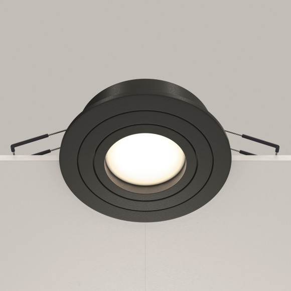 Встраиваемый светильник Maytoni DL023-2-01B Atom под лампу 1xGU10 50W Встраиваемый светильник Maytoni DL023-2-01B Atom под лампу 1xGU10 50W