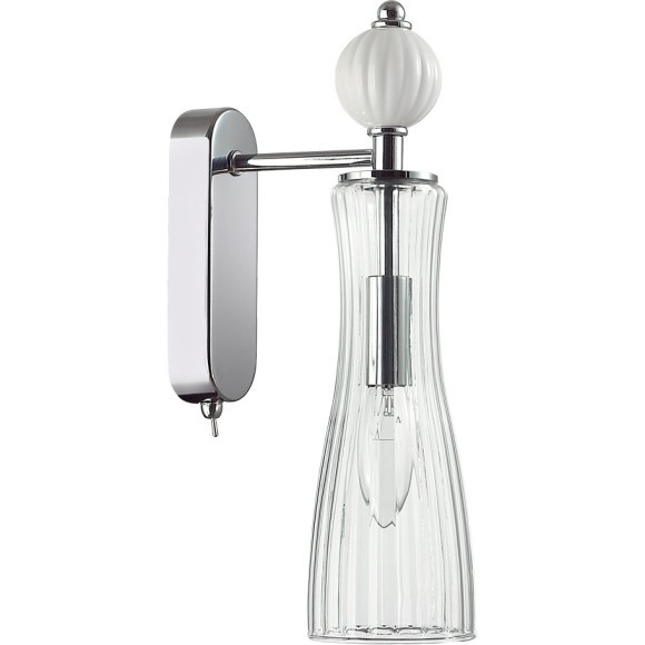 Бра с выключателем Е14 1*40W Lumion EMILY 8268/1W Бра с выключателем Е14 1*40W Lumion EMILY 8268/1W