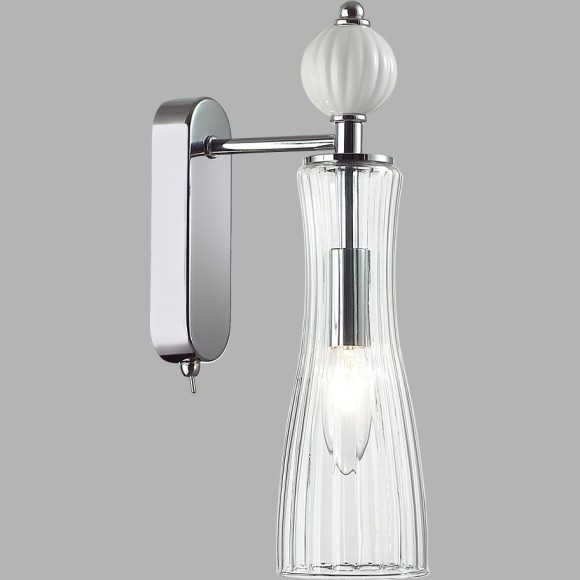 Бра с выключателем Е14 1*40W Lumion EMILY 8268/1W Бра с выключателем Е14 1*40W Lumion EMILY 8268/1W