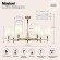 Люстра потолочная Maytoni H001CL-07BS Zaragoza под лампы 7xE14 40W
