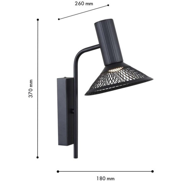 4623-1W, настенный светильник, D260xW180xH370, 1xLEDx6W, 660LM, 3000K, included 4623-1W, настенный светильник, D260xW180xH370, 1xLEDx6W, 660LM, 3000K, included