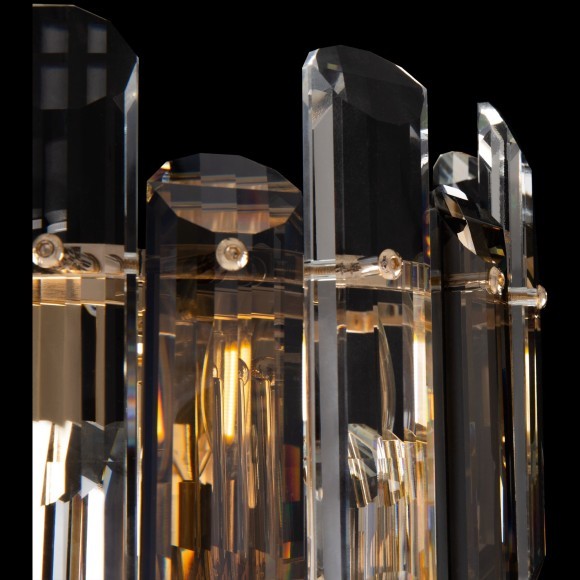 DIA200WL-02G Хрустальный настенный светильник (бра) основание матовое золото, лампы 2шт Е14, без выключателя, Maytoni Flare DIA200WL-02G Хрустальный настенный светильник (бра) основание матовое золото, лампы 2шт Е14, без выключателя, Maytoni Flare