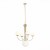 SL1504.203.05 Люстра подвесная ST-Luce Французское золото/Белый E27 5*60W AVELLINO