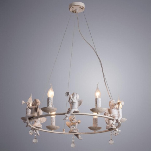 Люстра подвесная Arte Lamp A1133SP-6WG AMUR под лампы 6xE14 40W