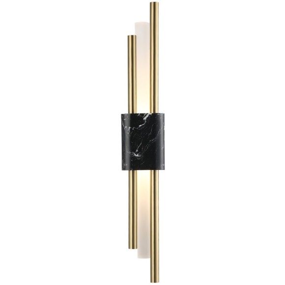 Бра Crystal Lux CARTA AP6W LED BLACK/BRASS
