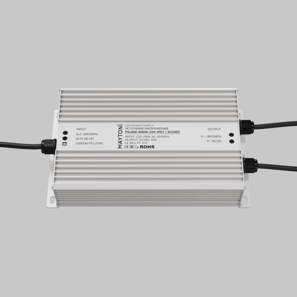 Блок питания (драйвер) Maytoni 24 Вольта 600 Ватт 822009