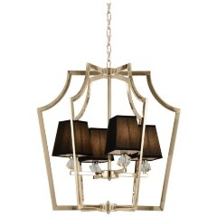 Подвесная люстра LDP 1249-4 GD+BK Подвесная люстра LDP 1249-4 GD+BK