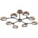 Люстра на штанге LED 3000-6400K 4000Lm Arte Lamp SIGNORA A2454PL-8BK
