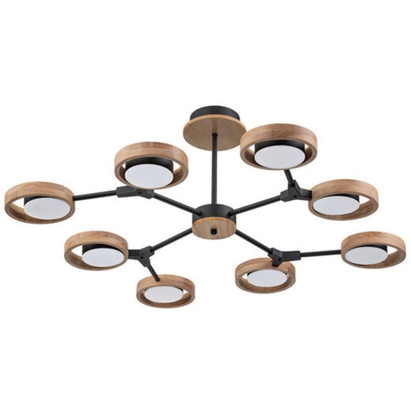 Люстра на штанге LED 3000-6400K 4000Lm Arte Lamp SIGNORA A2454PL-8BK Люстра на штанге LED 3000-6400K 4000Lm Arte Lamp SIGNORA A2454PL-8BK