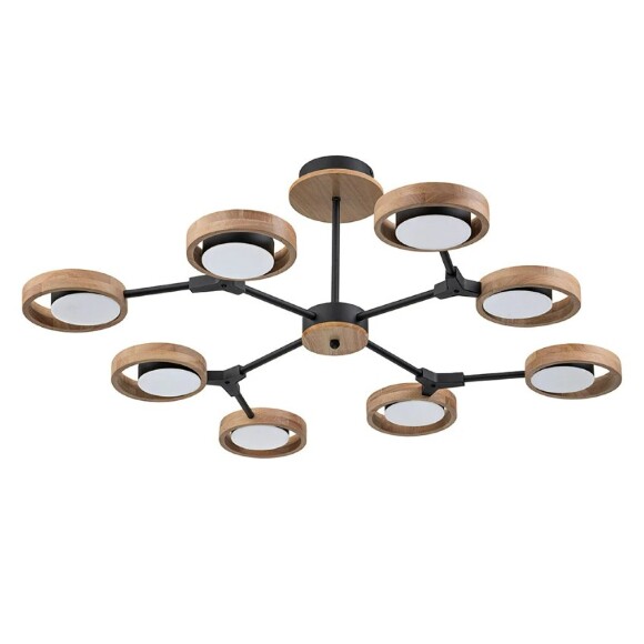 Люстра на штанге LED 3000-6400K 4000Lm Arte Lamp SIGNORA A2454PL-8BK