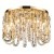 Люстра потолочная хрустально-золотая под лампы G9 Favourite 4721-12C