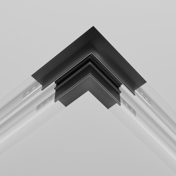 Угловой соединитель внутренний для шинопроводов в ГКЛ 12.5мм Maytoni Exility TRA034CL-42.12B