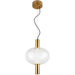 SL1582.303.01 Светильник подвесной ST-Luce Бронзовый/Прозрачный LED 1*7W 2700K ALLENORE SL1582.303.01 Светильник подвесной ST-Luce Бронзовый/Прозрачный LED 1*7W 2700K ALLENORE