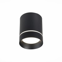 ST115.442.07 Светильник потолочный Черный LED 1*7W 4000K 490Lm Ra90 120° IP20 D79xH100 170-240V Накладные светильники
