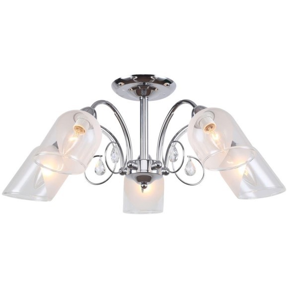 Люстра потолочная Lussole LSP-8092 APACHE IP21 под лампы 5xE14 200W