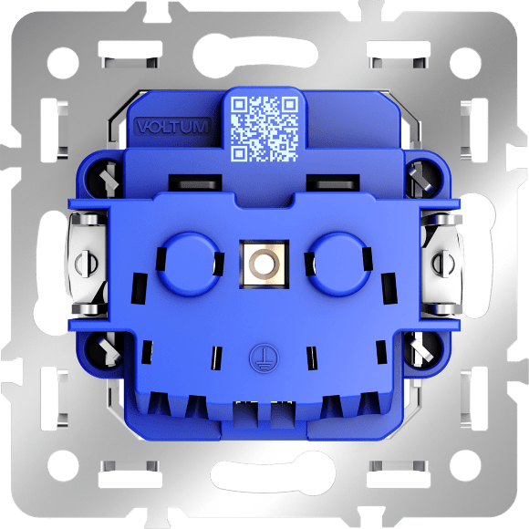 Механизм розетки с заземлением 16А, S70