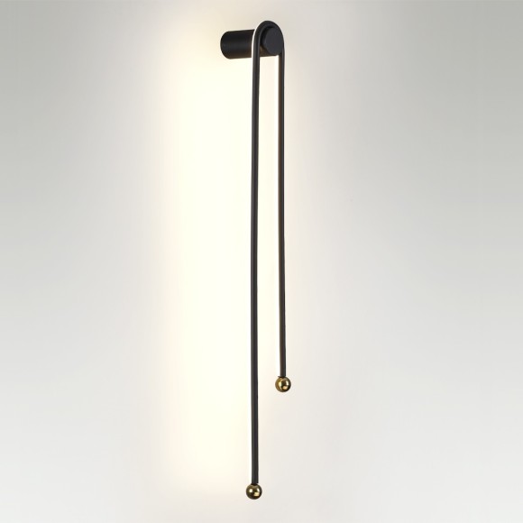 6633/18WL HIGHTECH ODL24 металл/черный/акрил Настенный светильник IP20 LED 18W 3000K 220V MEMFI