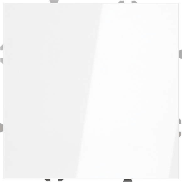 Заглушка VOLTUM S70 с суппортом, (белый глянцевый)