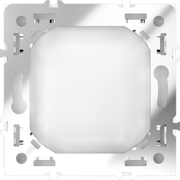 Заглушка VOLTUM S70 с суппортом, (белый глянцевый)