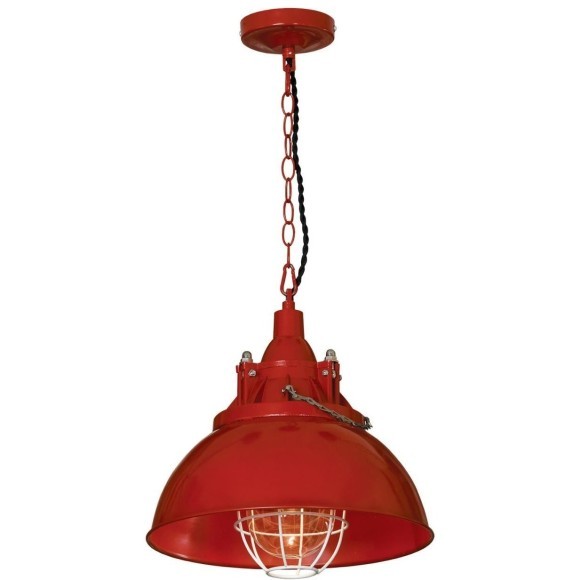 Подвесной светильник с 1 плафоном Lussole GRLSP-9895 ELMONT IP21 под лампу 1xE27 10W